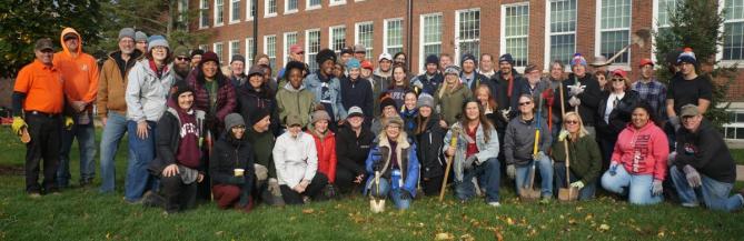 The group of volunteers from Big Dig 2